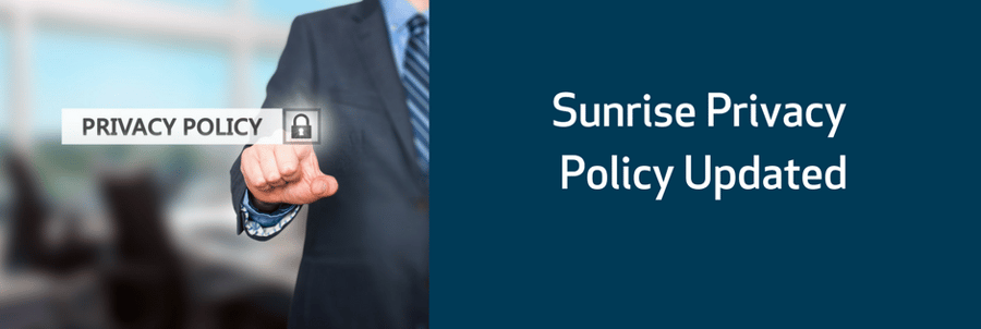 Sunrise Privacy Policy